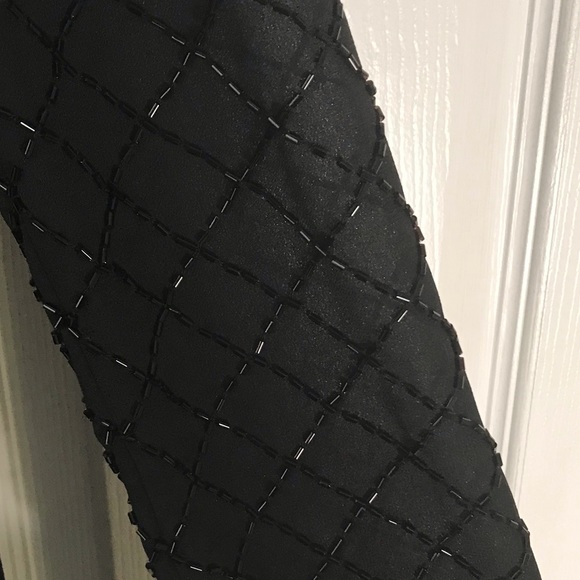 Needle & Thread black embellished hand beaded long tunic top size 8 - Picture 7 of 13